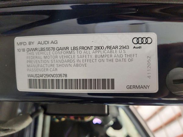 2019 AUDI A7 quattro Prestige