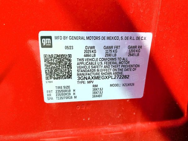 2023 CHEVROLET EQUINOX RS (3LT)