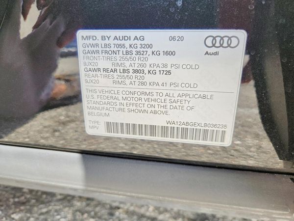 2020 AUDI E-TRON quattro Premium Plus