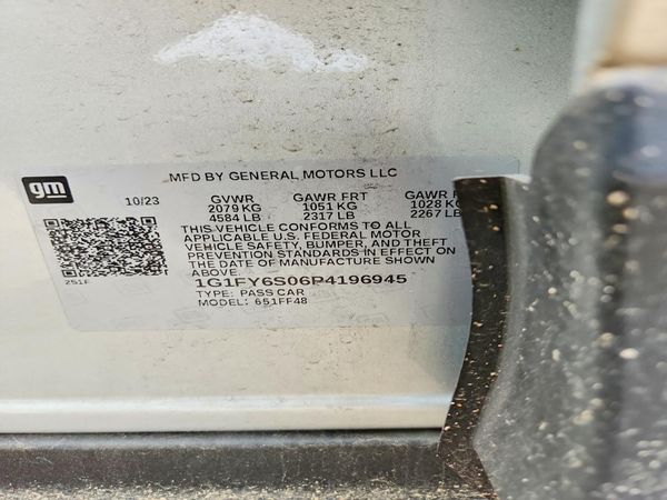 2023 CHEVROLET BOLT LT — VINS