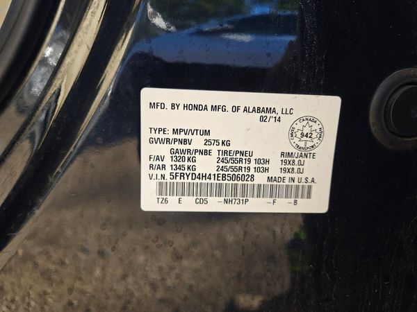 2014 ACURA MDX SH-AWD Tech