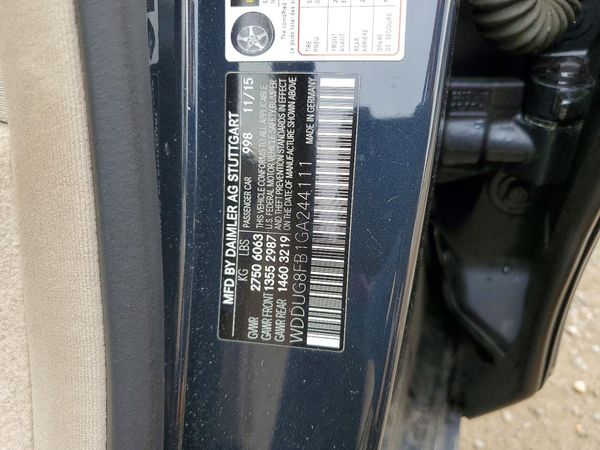 2016 MERCEDES-BENZ S S550-4M
