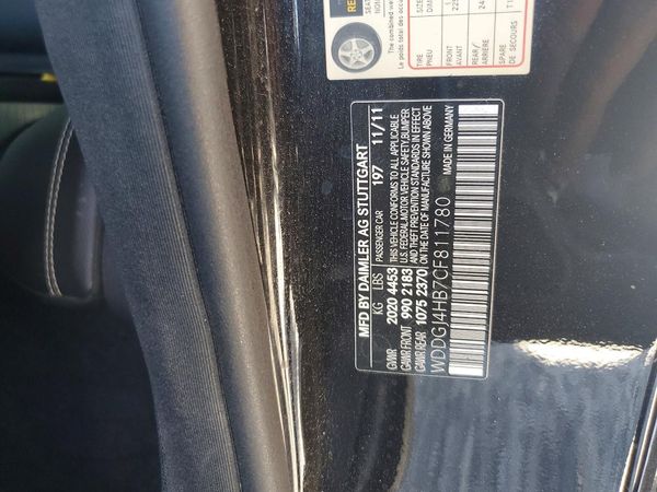 2012 MERCEDES-BENZ C