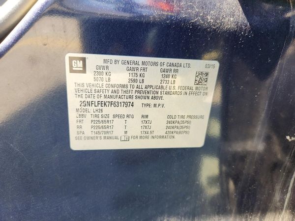 2015 CHEVROLET EQUINOX 1LT