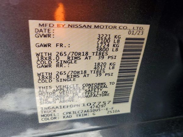 2023 NISSAN TITAN