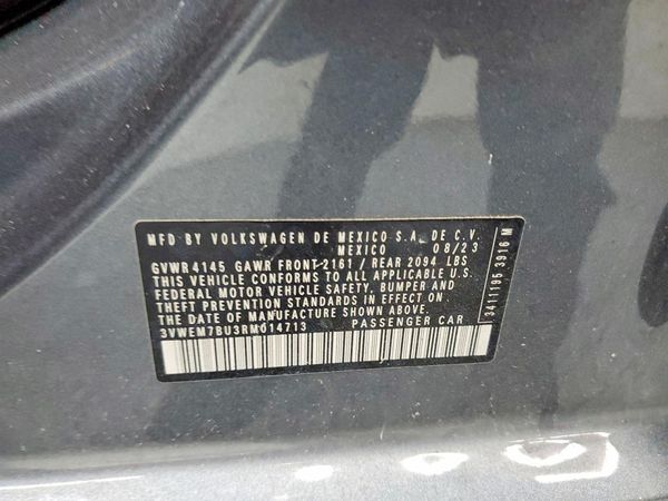 2024 VOLKSWAGEN JETTA SE, SE (AQ301 Trans) — VINS
