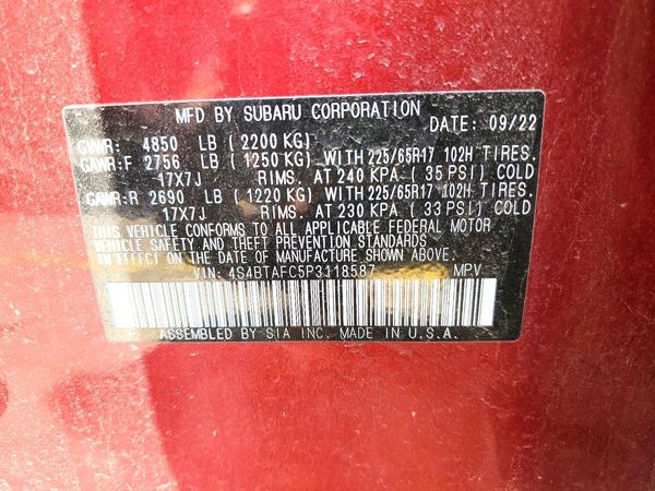 2023 SUBARU OUTBACK Premium