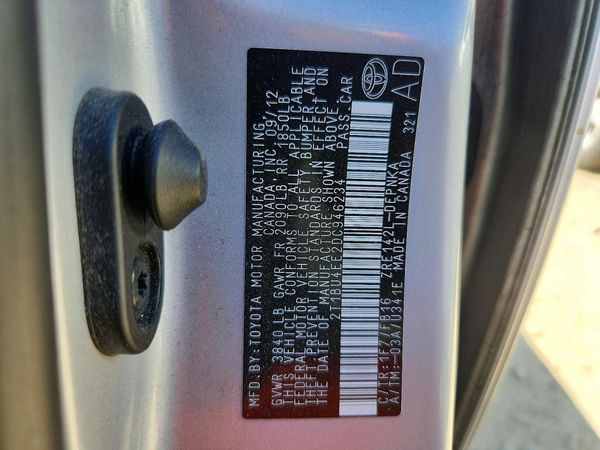 2013 TOYOTA COROLLA