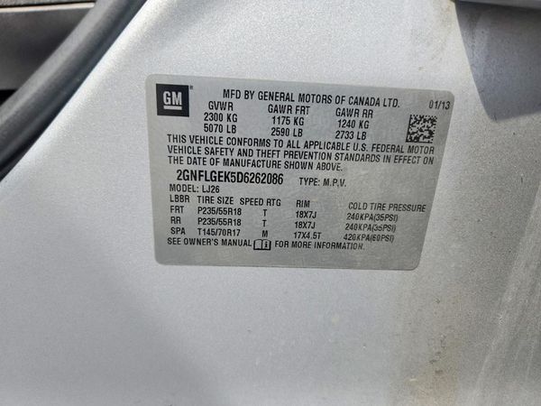 2013 CHEVROLET EQUINOX