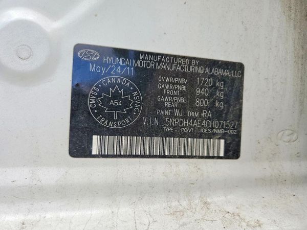 2012 HYUNDAI ELANTRA GLS(Middle grade)
