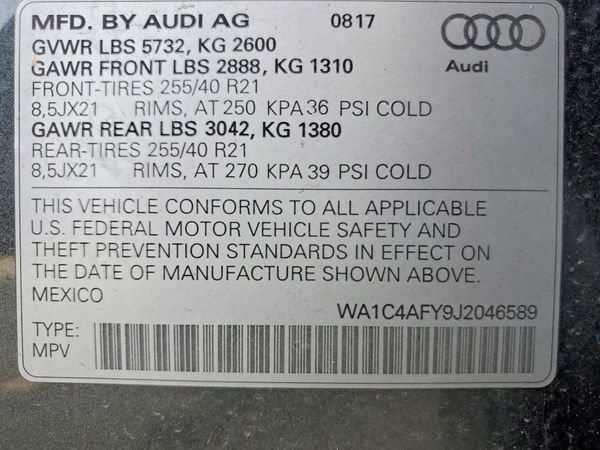 2018 AUDI SQ5