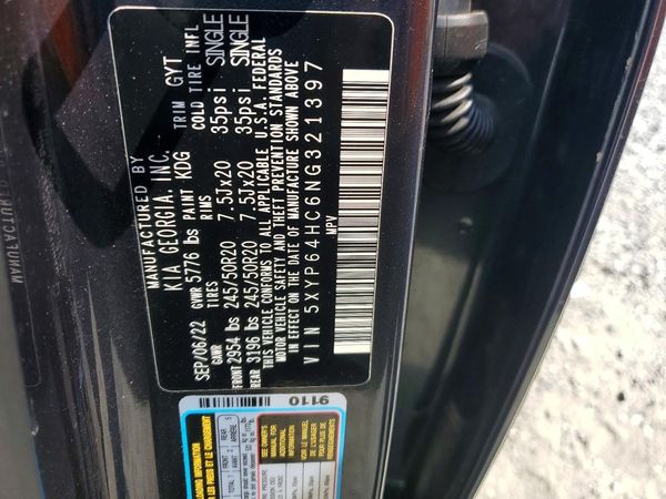 2022 KIA TELLURIDE S