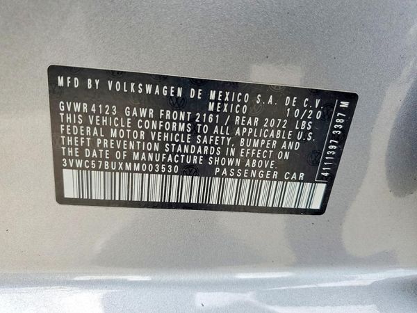 2021 VOLKSWAGEN JETTA