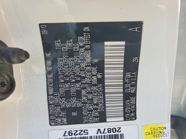 2014 TOYOTA SIENNA