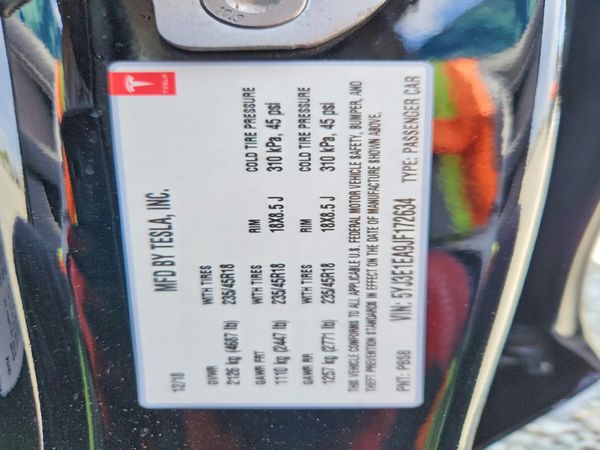 2018 TESLA MODEL 3