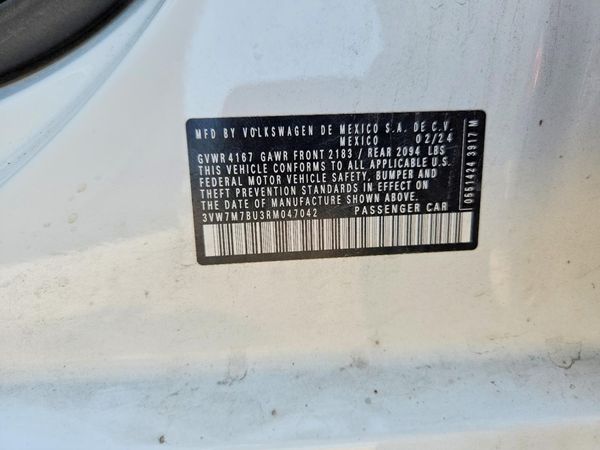 2024 VOLKSWAGEN JETTA SE, SE (AQ301 Trans) — VINS