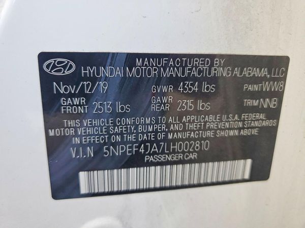 2020 HYUNDAI SONATA