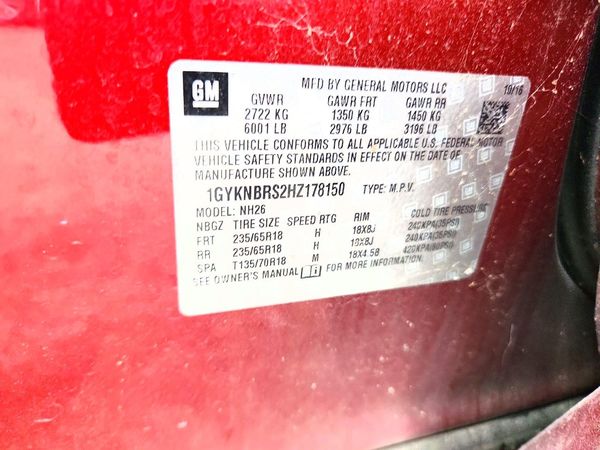 2017 CADILLAC XT5 Luxury