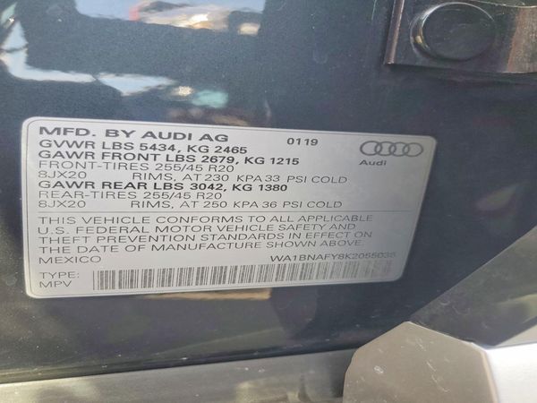 2019 AUDI Q5 quattro Premium Plus