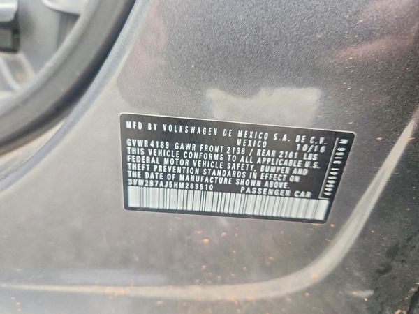 2017 VOLKSWAGEN JETTA S