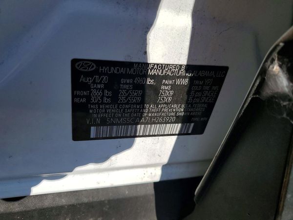 2020 HYUNDAI SANTA FE