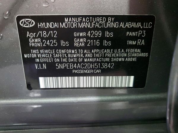 2013 HYUNDAI SONATA GLS/ GLS Popular