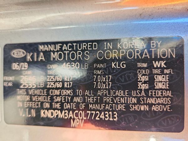2020 KIA SPORTAGE LX