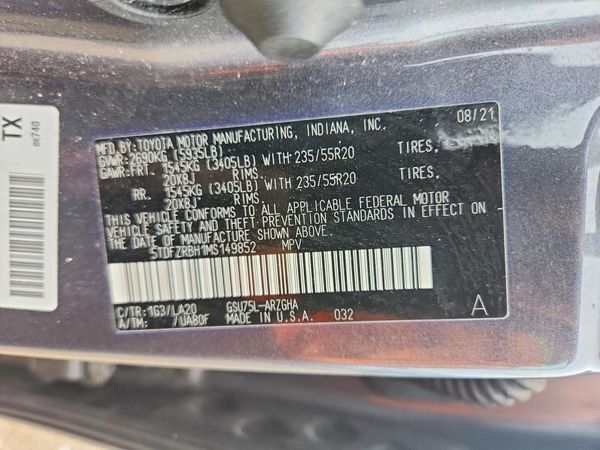 2021 TOYOTA HIGHLANDER