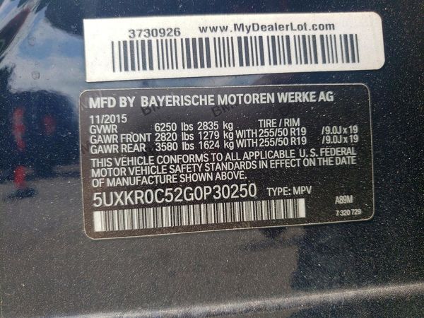2016 BMW X5 xDrive35i