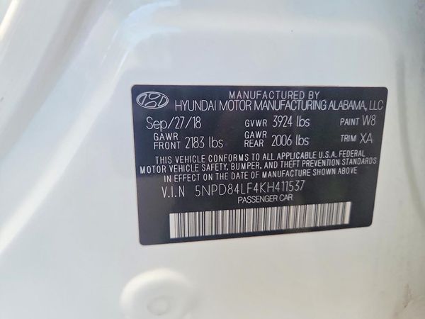 2019 HYUNDAI ELANTRA