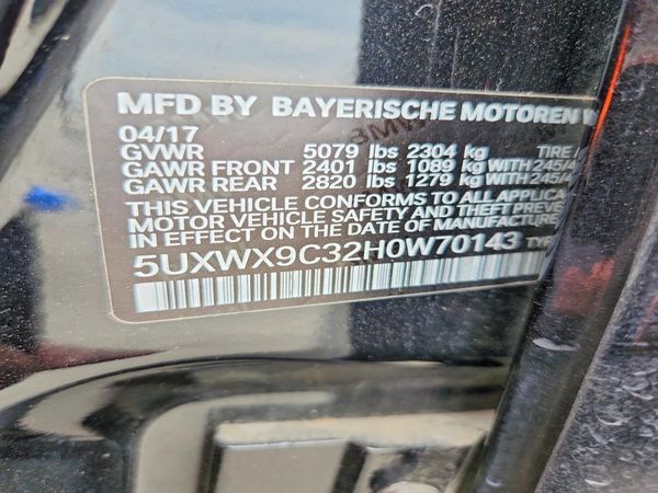 2017 BMW X3