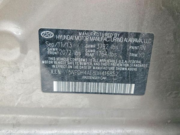 2013 HYUNDAI ELANTRA