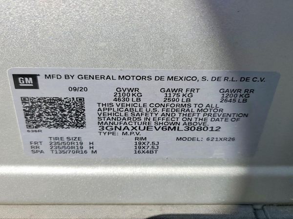 2021 CHEVROLET EQUINOX LT (1LT)