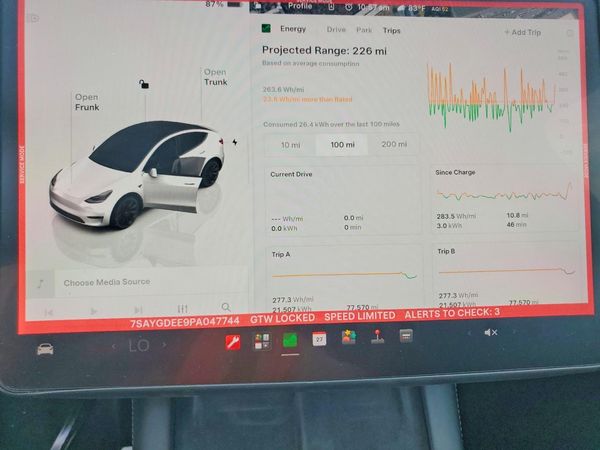 2023 TESLA MODEL Y — ODOM