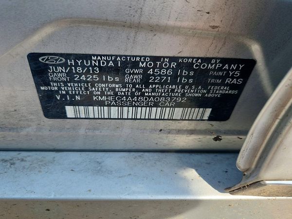 2013 HYUNDAI SONATA Hybrid / Hybrid Limited