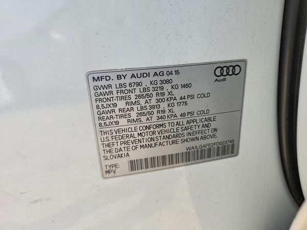2015 AUDI Q7