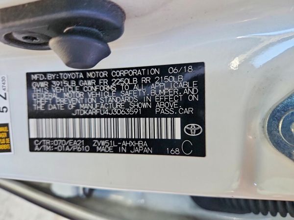 2018 TOYOTA PRIUS