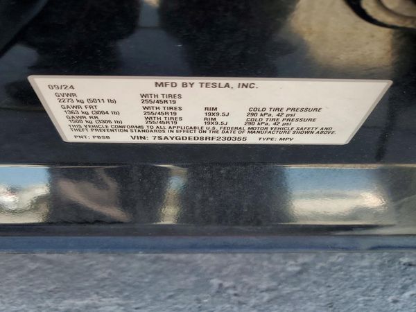 2024 TESLA MODEL Y