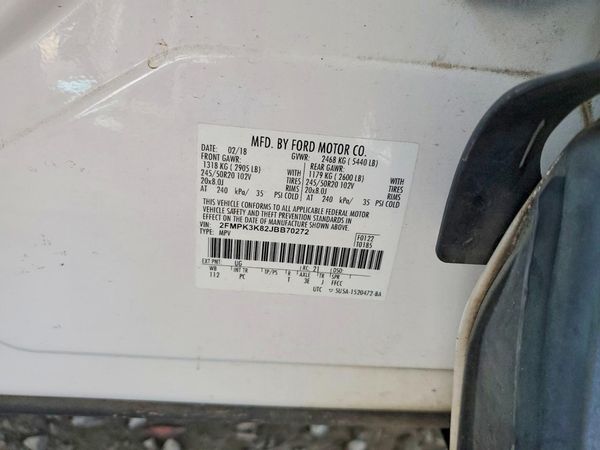 2018 FORD EDGE Titanium