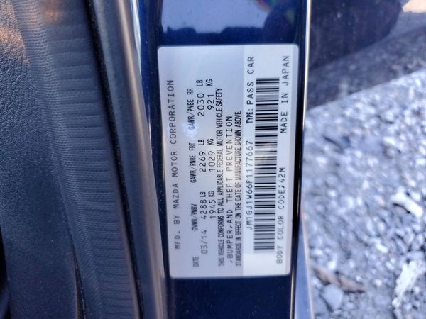 2015 MAZDA 6 Grand Touring/GT