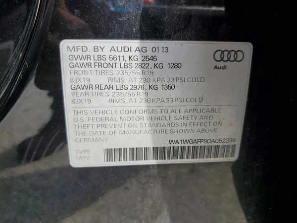 2013 AUDI Q5 Prestige