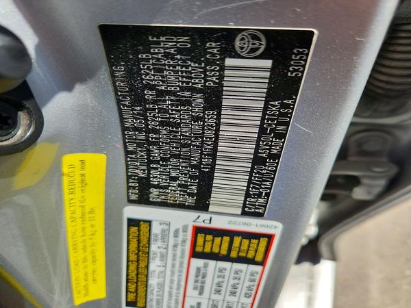 2014 TOYOTA CAMRY