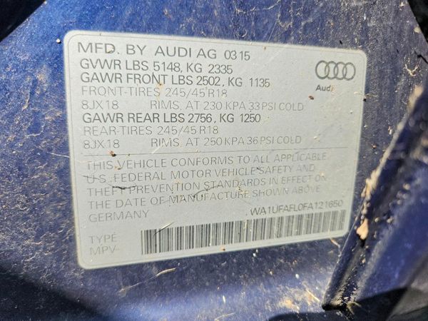 2015 AUDI A4 ALLROAD quattro Premium Plus
