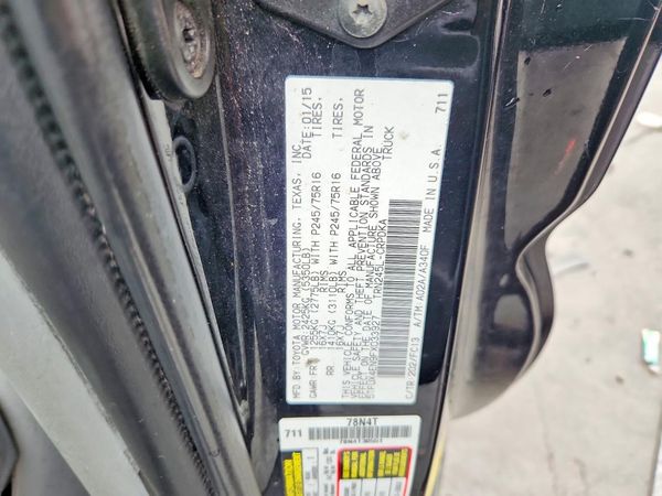 2015 TOYOTA TACOMA Delux Grade