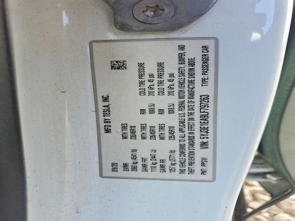 2020 TESLA MODEL 3