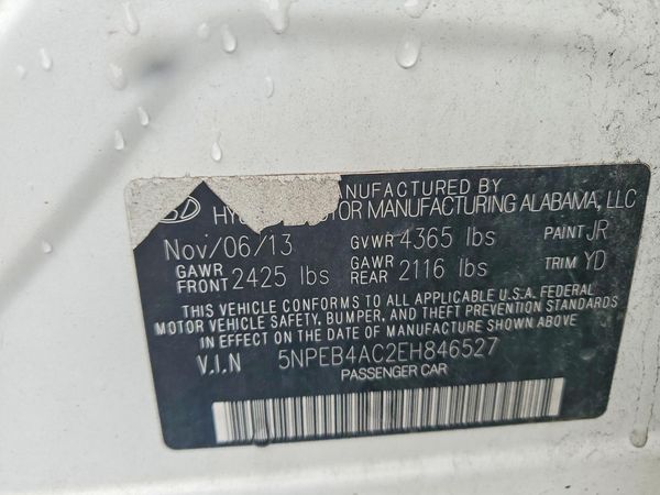 2014 HYUNDAI SONATA GLS/ GLS Popular