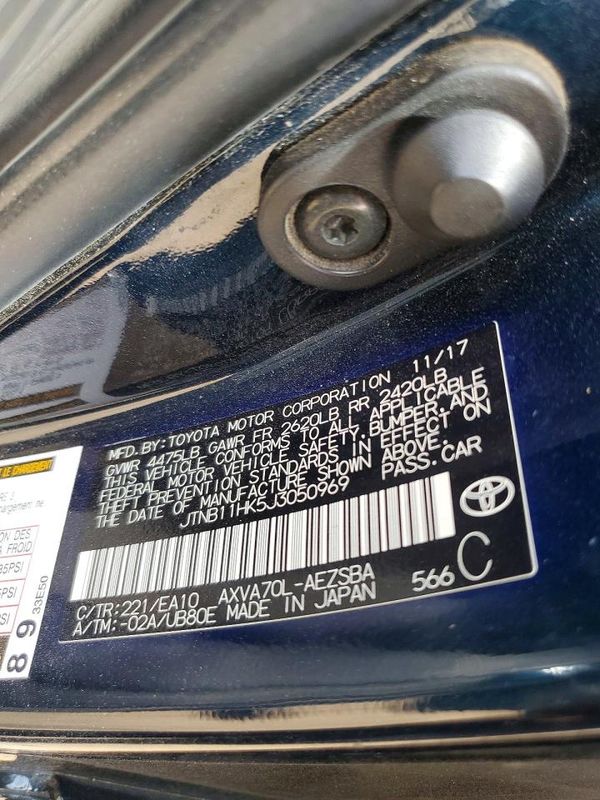 2018 TOYOTA CAMRY