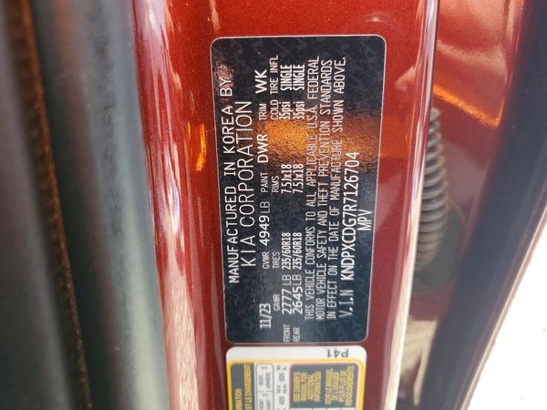 2024 KIA SPORTAGE SX-PRESTIGE or SX-P — VINS