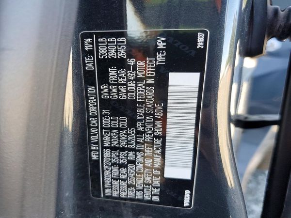 2015 VOLVO XC60 Premier (non R design)