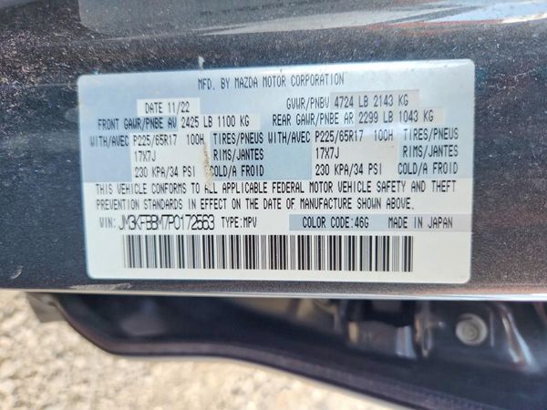 2023 MAZDA CX-5 Select Package